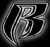 Static grayscale icon featuring a stylized metallic trophy with curved base and cup, enclosed in an angular frame against black background.