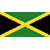 Static pixelated image of a flag with green, yellow, and black colors arranged in an X pattern on a gray background.