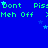 Blue background with repeating green text and small light blue stars, showing slight variations in text and star positions across frames.