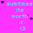 A bright pink background displays repeated cyan text reading "sumtimes its worth it <3" with scattered black and purple stars, arranged in a pattern