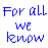 Blue pixelated text on white background forms a phrase with partial gray area, reading 'For all class 2011 we know of will rock! wait... that', arranged in -like sections