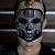 A split-frame contact sheet showing a pixelated human face on the left and green text on a dark background on the right, both in low-resolution 50x50 icon format.