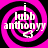 Four identical display a pink and black spiral background with white text reading 'i lubb anthonyy' and a small number 3 below the name