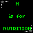 Green pixelated text and symbols on black background with animated white star-like elements moving around the text.