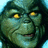 Green-skinned character with yellow eyes and a slight smile appears on left, surrounded by bold white text reading 'M', 'He's', 'MY', 'IDOL!', and a heart symbol.