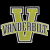 Pixelated yellow and gray logo with stylized text on black background, appearing as a static single-frame image.