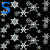 Animated icon with snowflakes and penguins on black and white backgrounds, text "SNOW" and "BRR!!!" in blue.