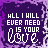 identical square icons with purple backgrounds, white text reading "ALL I WILL EVER NEED IS YOUR LOVE," and a pixelated border