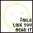nine pixelated smiley face icons with text 'SHILE LIKE YOU MEAN IT' in varying letter forms across frames