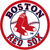 Circular red and white icon with Boston Red Sox logo, displaying 'Red Sox' text above a baseball cleat symbol and 'SUCK!!!' text below in bold red letters.