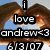 Pixelated image of a person with brown hair and blue eyes, overlaid with text elements in black boxes.