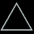 Animated contact sheet showing five sequential frames of a triangular prism refracting light into a rainbow spectrum against black background with gray transparency indicator.