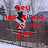 Red pixelated text reads 'hey hes kinda like me NOT' over a blurred grayscale background with indistinct shapes.