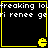 Four identical black square with yellow borders display white pixelated text and a yellow Pac-Man icon at the bottom center of each
