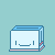 Pixel art toaster icons with animated toast text variations on a light blue background, showing multiple states of bread ejection and text display.