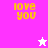 Pixelated 'love you' text in yellow on pink and white backgrounds with a white star and pink star icon.