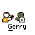 Pixelated icon shows two figures with basketballs and a basketball hoop, labeled 'Gerry' with orange and green colors.
