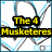 Six text-based display names in various colors over a repeating geometric background with blue and gray lines