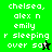Pixelated text on green and black backgrounds with a star symbol changing from black to green.