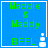Blue square icon with green text 'Maddie & Maddy' and 'BFFL' and a white snowman-like figure with a plus sign on top.
