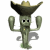 Animated contact sheet of a cactus character wearing a cowboy hat with six distinct facial expressions across 3x2 grid frames.
