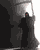 A 40x50 pixel animated buddy icon showing a dark figure with red eyes against a gray background, displayed as three sequential frames in a contact sheet layout.