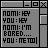 Two side-by-side pixelated chat windows display identical text exchanges with a blinking cursor in the right window.