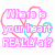 Pixelated pink and cyan text in speech bubbles with heart outlines on white background.