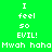 Four display identical pixelated text on solid backgrounds with color variations