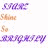 Pixelated purple and beige text icons with a small curved shape, arranged in two on white background