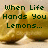 Four- of lemons with pixelated text: 'When Life Hands You Lemons...', 'Throw Them at...', and 'Sarah!' in dark green
