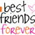 Pixelated text and heart symbols in black, pink, orange on white background with gray rectangle; animated version shows repeated vertical repetition of the same content.
