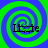 Four identical display a green and blue spiral background with the word 'Little' in black text, each showing the same static image
