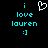 Pixelated cyan text and symbols on black background with a white heart icon above the text.
