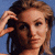 Pixelated image of a person with light brown hair against blue background, next to green text reading Original Icons .com in bright green pixel font.