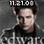 A pixelated image of a person with brown hair wearing a dark jacket over a black shirt, with the text 'edward' below and '11.21.08' at the top.
