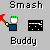 Pixel art animation of a character smashing an object with a hammer, showing of motion