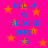 Pixelated pink background with orange stars and blue text reading "KELLY & BROOKE BFFS! <3" in two identical vertical