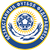 Circular icon with blue and yellow concentric rings surrounding a central white circle containing a stylized blue spiral pattern.