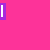 Pixelated text elements on a bright pink background with a gray rectangular overlay, featuring 'Love' and partial 'Dance!!!' in white lettering with purple outlines.