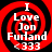 Red and black spiral background with white text reading "I Love Jon Furland <333" in four identical