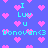 Pixelated blue background with scattered pink hearts and cyan text reading "I Luv U" and "Donovan<3" in repeating patterns.