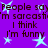 Purple background with repeated text and light blue stars, animated to cycle through identical frames.