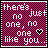 Pixelated text on a pink and black checkered background reads "there's no just one, no one like you." with white lettering.