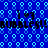 Blue background with light blue bubble patterns and repeated black text reading 'I <3 BUBBLES!!' in two horizontal bands.