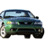 Static pixel art of a dark blue SUV with light green accents on the front fender, positioned against a solid gray background.