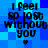 Blue pixelated background with black text reading "I feel so lost without you" and a small heart symbol below the text, repeated in four identical quadrants.