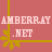Static image with pink background, yellow decorative border, and text 'AMBERRAY.NET' in white pixelated font.