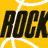 Animated sequence showing Houston Rockets branding elements with motion blur effects on text and basketball graphics across yellow, black, blue, and red backgrounds.