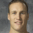 Static image shows a person with short light brown hair, neutral expression, and gray background. Text reads "Landon Wilson #26" above a Pittsburgh Penguins logo on white.